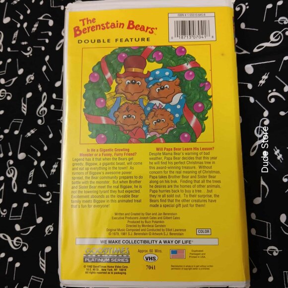 Berenstain Bears Double Feature: Christmas Tree & Big Paw - Picture 4 of 5